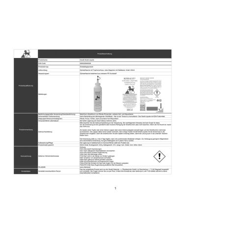 Keralit Strahl Liquid 250ml