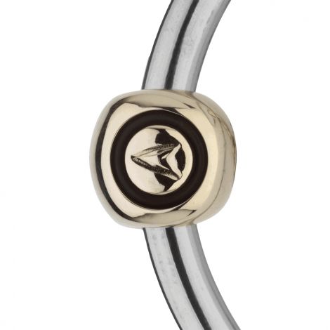 Sprenger Dynamic RS Olivenkopfgebiss mit D-Ring doppelt gebrochen