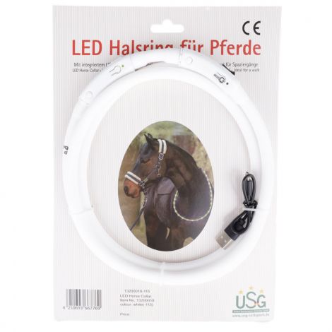 LED Leuchthalsring für Pferde von USG